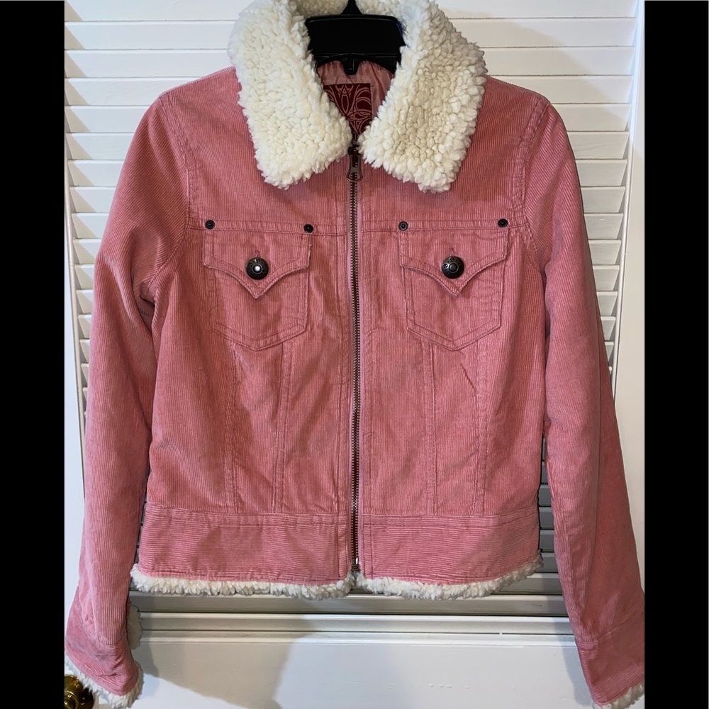 BB Dakota Corduroy Jacket with Sherpa Collar